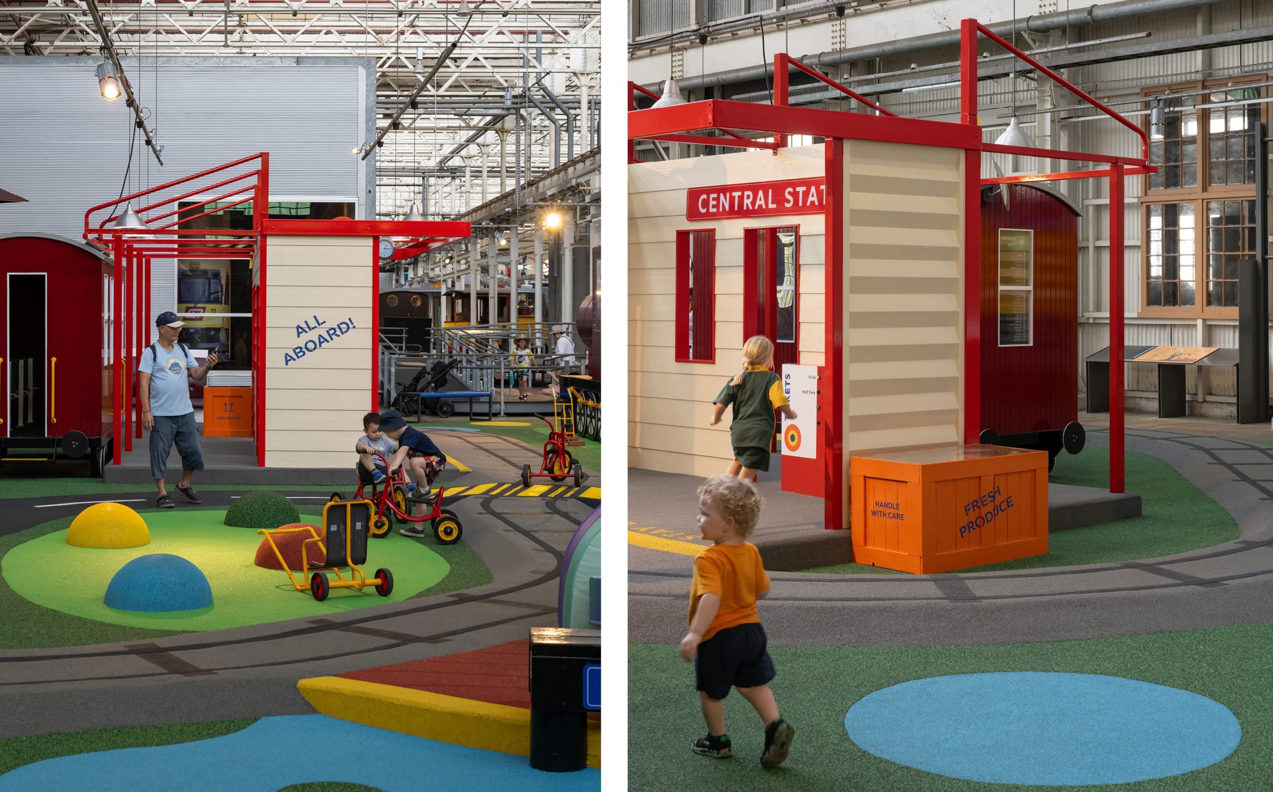 Queensland Museum Rail Workshops playground