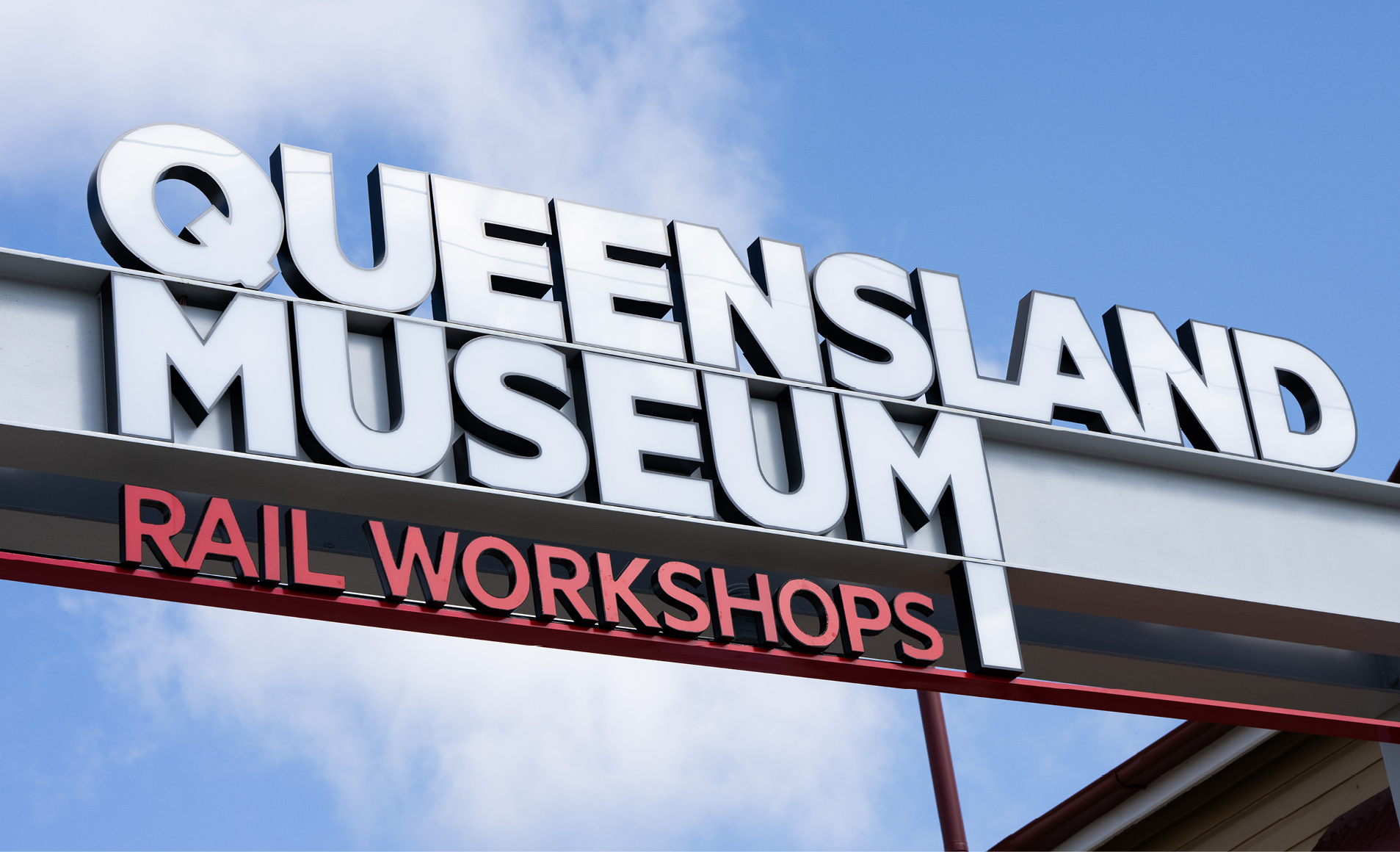 Queensland Museum Rail Workshops wayfinding