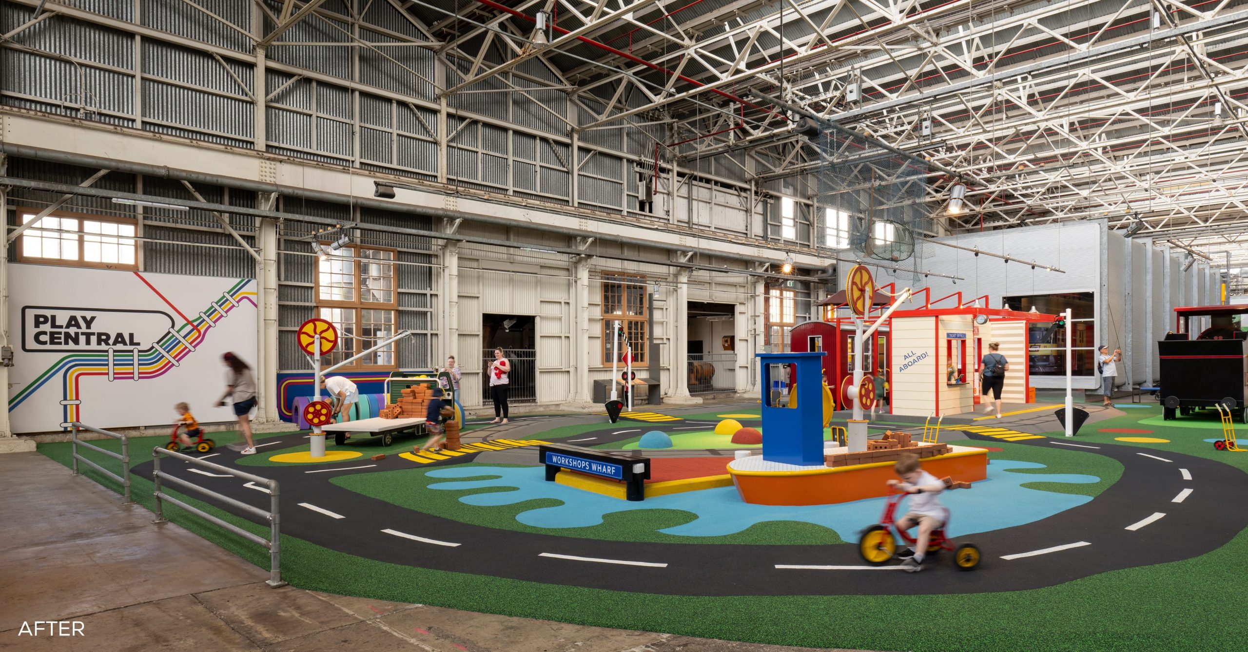 Queensland Museum Rail Workshops playground