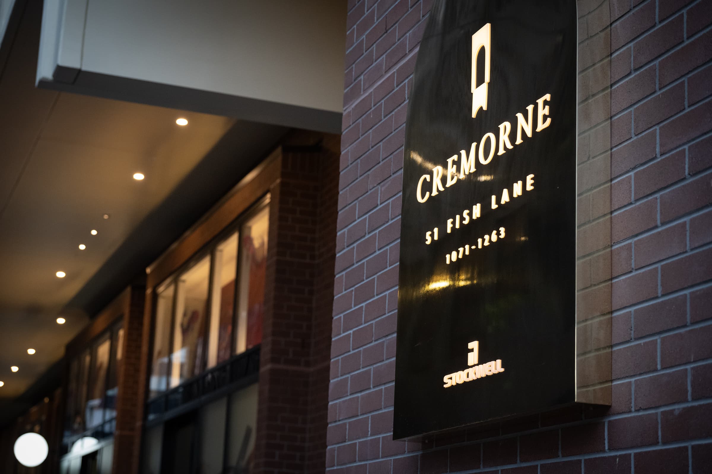 Croft & Cremorne Fish Lane Signage