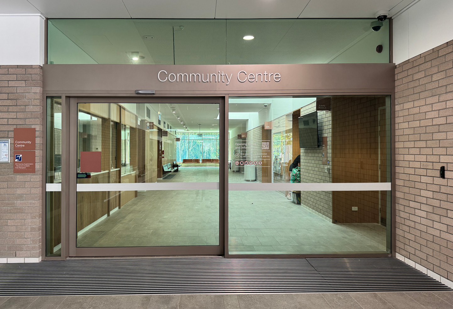 Palm Beach community centre signage